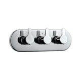 CON. 4 - WAY DIVERTOR-SET WITH NRV - JAQUAR FAUCETS -  ( CHROME - FUSION - 0x15 mm - 0inchX0.5inch )