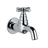 BIB COCK STRAIGHT LINE W/FLANGE - JAQUAR FAUCETS -  ( CHROME - SOLO - 0x15 mm - 0inchX0.5inch )