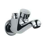 BIB COCK SELF CLOSING - JAQUAR FAUCETS -  ( CHROME - PRESSMATIC - 0x15 mm - 0inchX0.5inch )