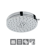 ROUND M.FLOW WITH AIR - JAQUAR FAUCETS - ( CHROME - OVERHEAD SHOWER - 15x140 mm - 0.5inchX5.5inch )