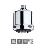 ROUND CYLINDRICAL M.FLOW 100MM - JAQUAR FAUCETS -  ( CHROME - OVERHEAD SHOWER - 0x15 mm - 0inchX0.5inch )