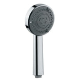 ROUND M.FLOW W/O TUBE & HOOK - JAQUAR FAUCETS - ( CHROME - HAND SHOWER - 15x95 mm - 0.5inchX4inch )