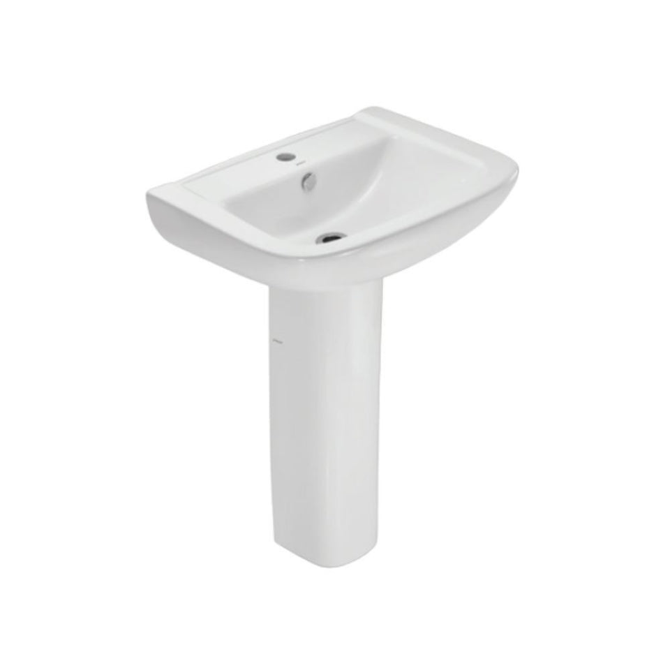 WASH BASIN WALL MOUNT - JAQUAR SWARE - ( WHITE - FONTE - 610x475 mm - 24inchX19inch )