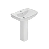WASH BASIN WALL MOUNT - JAQUAR SWARE - ( WHITE - FONTE - 610x475 mm - 24inchX19inch )