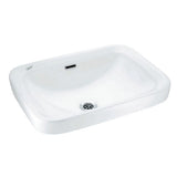 COUNTER TOP BASIN - JAQUAR SWARE - ( WHITE - FLORENTINE - 575x415 mm - 23inchX16.6inch )