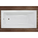 BATH TUB W/POWDER COATED FRAME - JAQUAR WELLNESS - ( WHITE - FONTE - 1500x750 mm - 60inchX30inch )