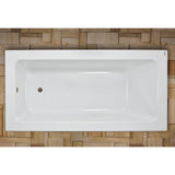 BATH TUB W/POWDER COATED FRAME - JAQUAR WELLNESS - ( WHITE - FONTE - 1700x750 mm - 68inchX30inch )