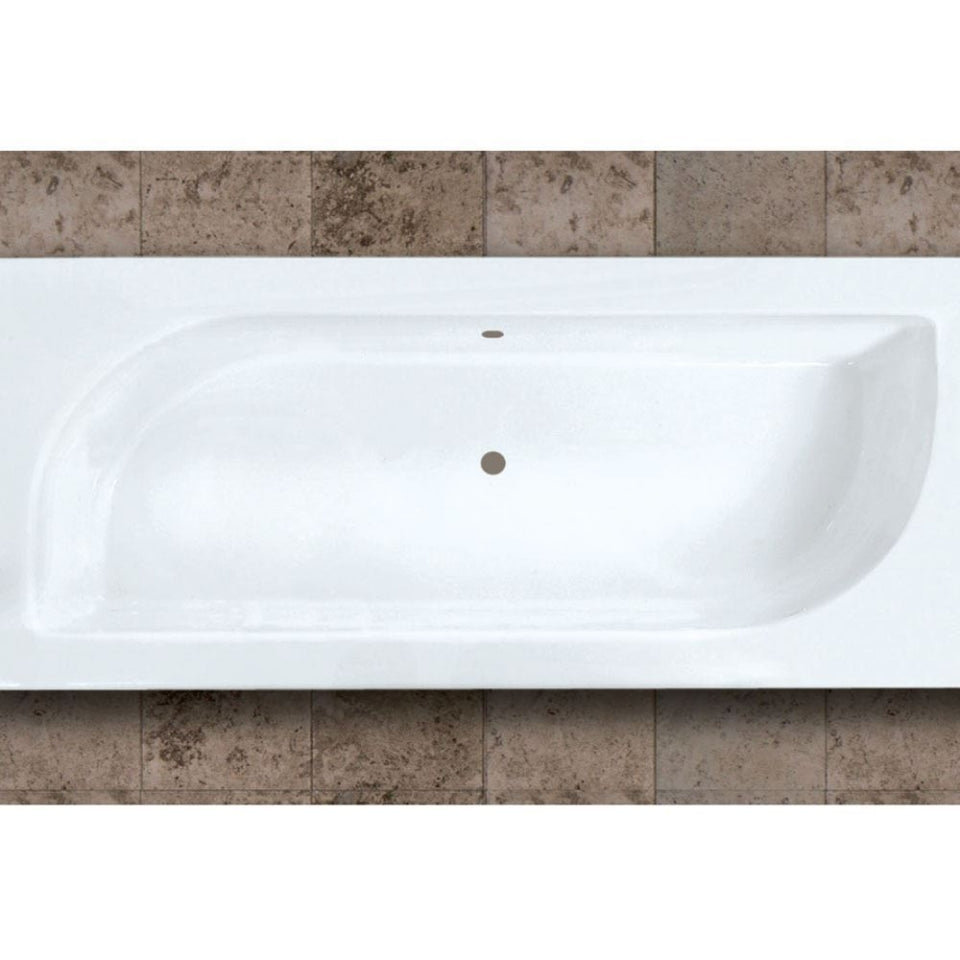 BATH TUB W/POWDER COATED FRAME - JAQUAR WELLNESS - ( WHITE - ALIVE - 1800x800 mm - 72inchX32inch )