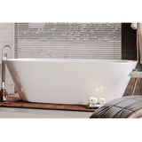 FREE STANDING BATH TUB W/WASTE & OVRFLOW - JAQUAR WELLNESS -  ( WHITE - JULIA - 1715x780 mm - 68.5inchX31inch )