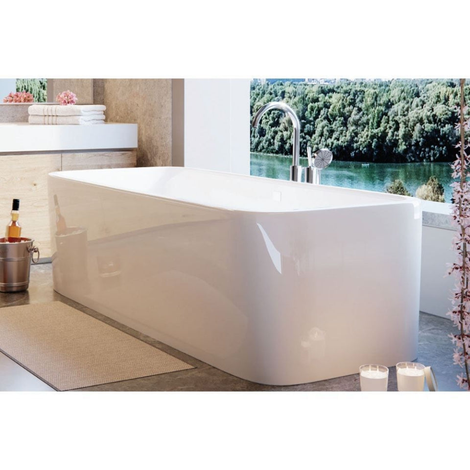FREE STANDING BATH TUB W/WASTE & OVRFLOW - JAQUAR WELLNESS - ( WHITE - ALASKA - 1700x750 mm - 67inchX30inch )