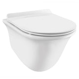 W/HUNG WC RIMLESS W/UF/SOFT.CLOSE S/CVR ( BOLT DISTANCE 7INCH)- JAQUAR SWARE - ( - - 490x370 mm - 19.6inchX14.8inch )