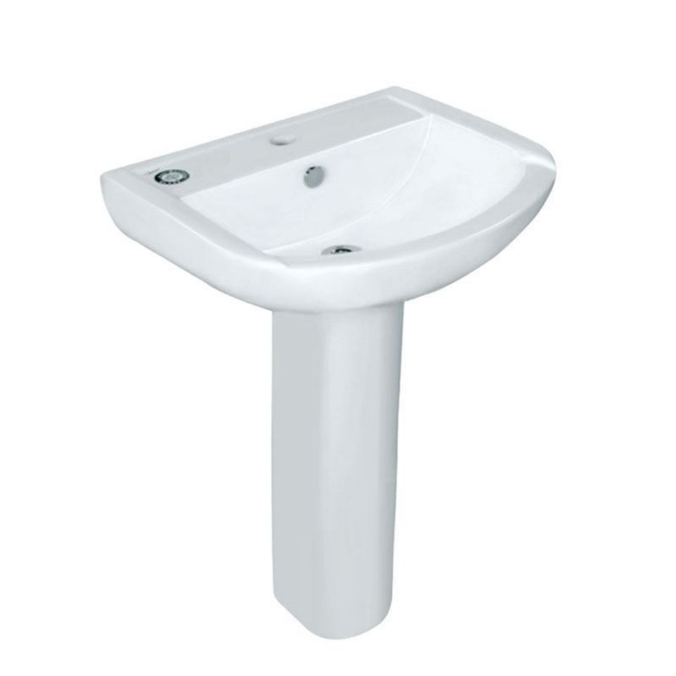 WASH BASIN WALL HUNG - JAQUAR SWARE - ( WHITE - ARIA - 560x480 mm - 22.5inchX19inch )