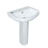 WASH BASIN WALL HUNG - JAQUAR SWARE - ( WHITE - ARIA - 560x480 mm - 22.5inchX19inch )