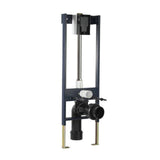 CONC.BDY IFLUSH 32MM W/F/M/FRAME &S-PIPE - JAQUAR FAUCETS - ( CHROME - FLUSH VALVE - 0x0 mm - 0inchX0inch )