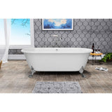 FREE STAND BATH TUB W/WASTE &GLD.OVRFLOW - JAQUAR WELLNESS - ( WHITE - QUEENS - 1702x787 mm - 68inchX31inch )