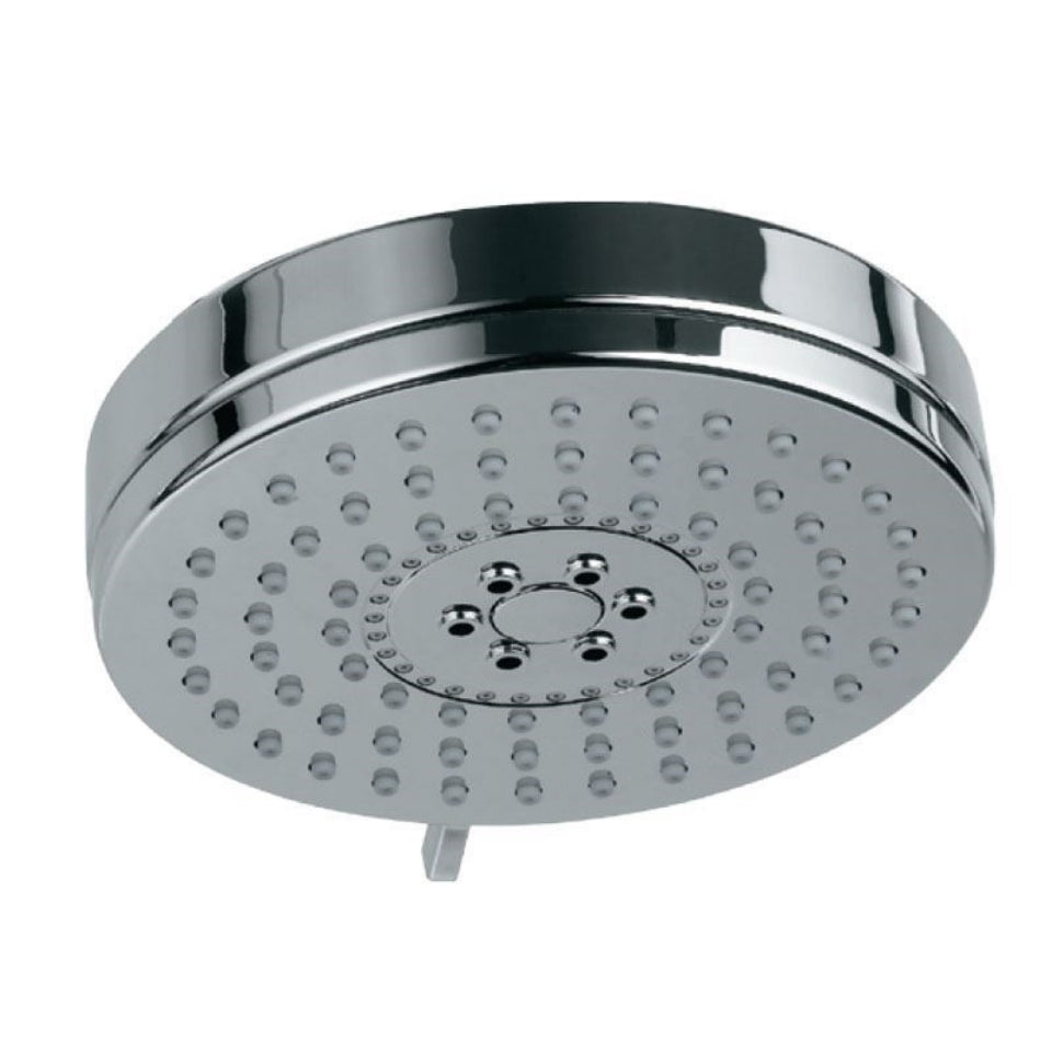 ROUND M.FLOW W/AIR EFFECT - JAQUAR FAUCETS - ( CHROME - OVERHEAD SHOWER - 105x15 mm - 4inchX0.5inch )