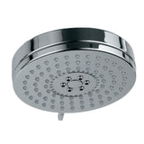 ROUND M.FLOW W/AIR EFFECT - JAQUAR FAUCETS - ( CHROME - OVERHEAD SHOWER - 105x15 mm - 4inchX0.5inch )