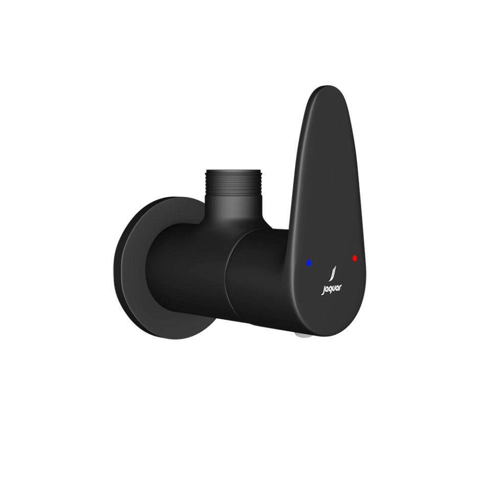 ANGLE COCK W/FLANGE - JAQUAR FAUCETS -  ( BLACK MATT - VIGNETTE PRIME - 0x15 mm - 0inchX0.5inch )