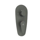 AQUAMAX EXPOSED PART KIT OF SINGLE LEVER SHOWER MIXER WITH 3-WAY DIVERTER & SLEEVE (COMPATIBLE WITH ALD-783N) - JAQUAR FAUCETS -  ( GRAPHITE - VIGNETTE PRIME - 0x15 mm - 0inchX0.5inch )