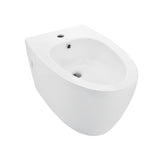 WALL HUNG BIDET WITH ACCESSORIES SET - JAQUAR SWARE - ( WHITE - VIGNETTE - 400x580x350 mm - 16inchX23.2inchX14inch )