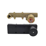 (DUMMY)CON.PART FOR W/M B/MIXER W/OEXP  - JAQUAR FAUCETS -  ( CHROME - ARC - 0x15 mm - 0inchX0.5inch )
