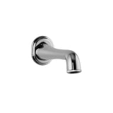 BATH TUB SPOUT W/FLANGE - JAQUAR FAUCETS -  ( CHROME - SPOUT - 0x15 mm - 0inchX0.5inch )