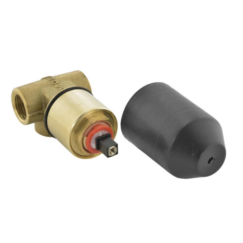 CONCEALED BODY FOR S/L DEUSCH MIXER - JAQUAR FAUCETS -  ( CHROME - ALLIED - 0x15 mm - 0inchX0.5inch )