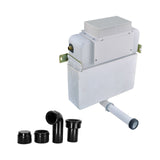 CONC.CIST W/S-TYPE DRAIN PIPE W/O FRAM - JAQUAR CISTERN -  ( WHITE -  - 0x0 mm - 0inchx0inch )