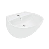 WALL HUNG WASH BASIN W/FIXING KIT - JAQUAR SWARE - ( WHITE - ARC - 650x475 mm - 26inchX19inch )