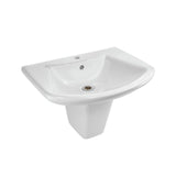 HALF PEDESTAL FOR38801 W/FIXG ACC. - JAQUAR SWARE -  ( WHITE - LYRIC - 0x0 mm - 0inchx0inch )