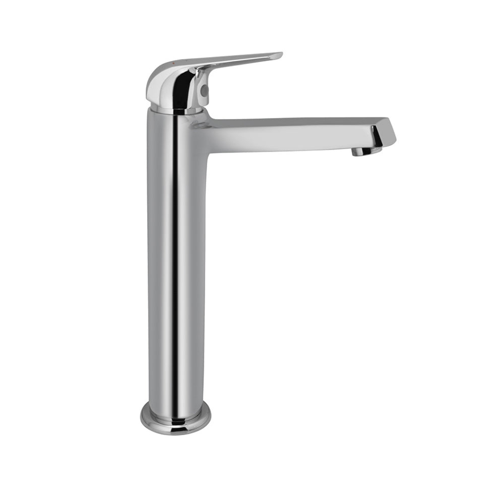 S.L. TALL BOY BASIN MIXER (W/O POP UP) - JAQUAR FAUCETS -  ( CHROME - CONTINENTAL PRIME - 0x15 mm - 0inchX0.5inch )