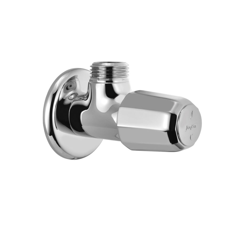 ANGULAR STOP COCK W/FLANGE - JAQUAR FAUCETS -  ( CHROME - CONTINENTAL PRIME - 0x15 mm - 0inchX0.5inch )