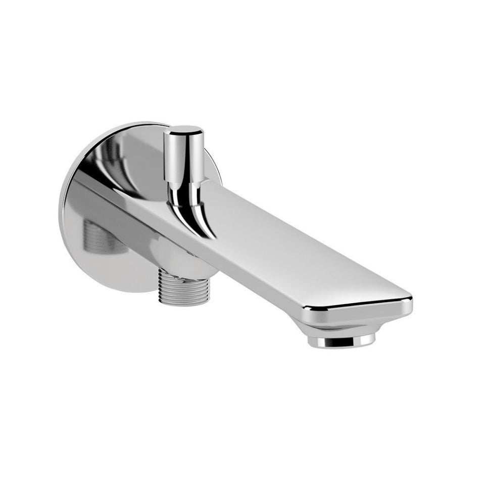 BATHTUB SPOUT WITH DIVERTER & WALL FLANGE  - JAQUAR FAUCETS -  ( CHROME - LAGUNA - 0x15 mm - 0inchX0.5inch )
