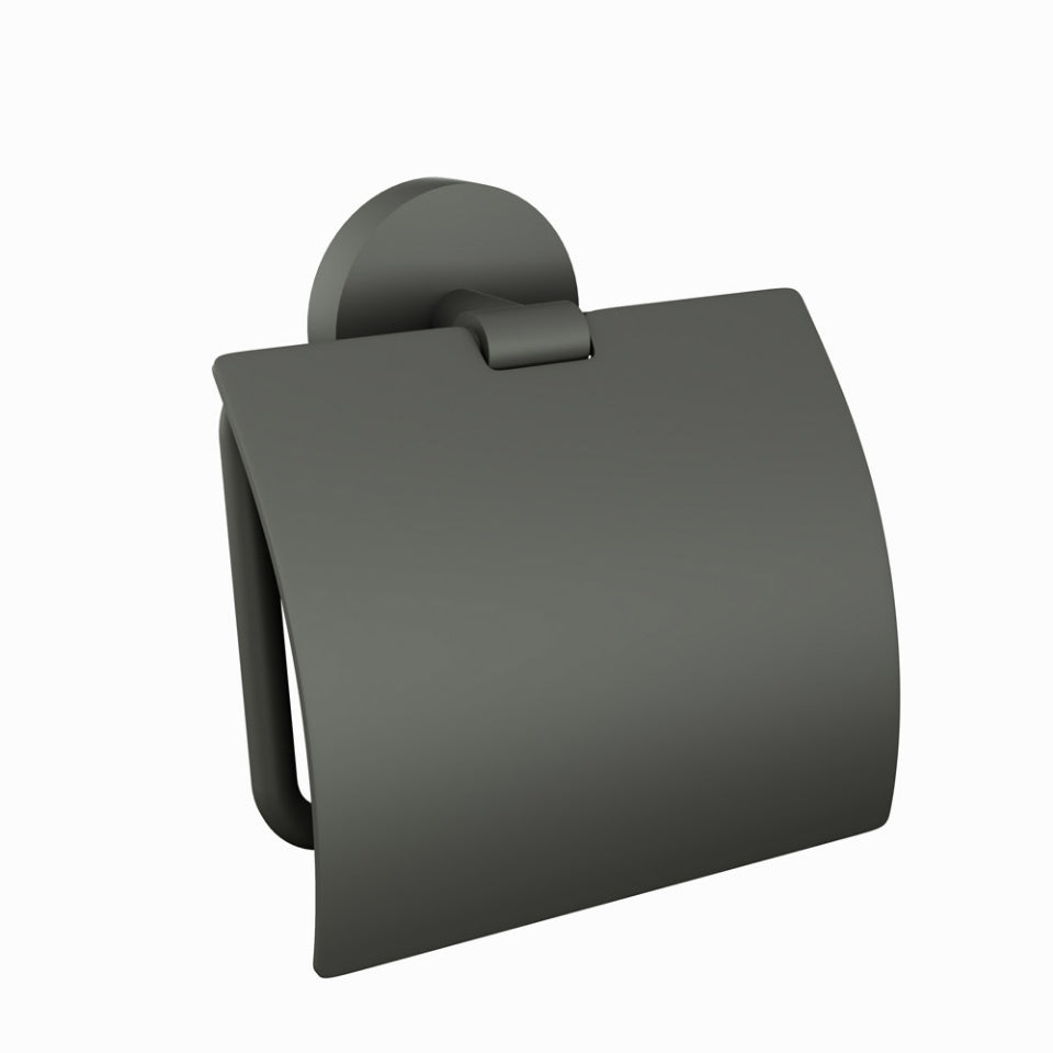 TOILET ROLL HOLDER WITH STAINLESS STEEL - JAQUAR FAUCETS -  ( GRAPHITE - CONTINENTAL ACC. - 0x0 mm - 0inchx0inch )