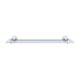 GLASS SHELF 600MM LONG - JAQUAR FAUCETS - ( CHROME - CONTINENTAL ACC. - 0x600 mm - 0inchX24inch )