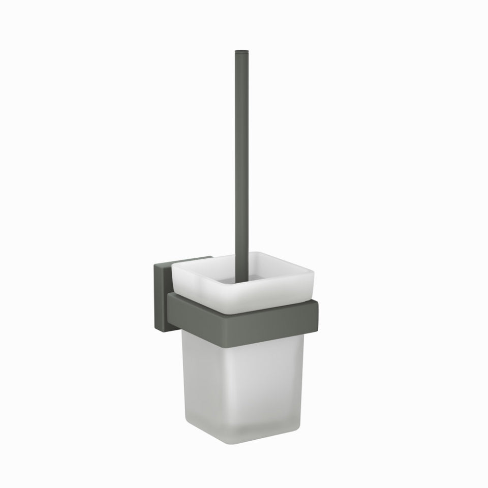 W.C.BRUSH HOLDER - JAQUAR FAUCETS -  ( GRAPHITE - ACC. KUBIX PRIME - 0x0 mm - 0inchx0inch )