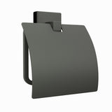 TOILET ROLL HOLDER WITH FLAP - JAQUAR FAUCETS - ( GRAPHITE - ACC. KUBIX PRIME - 0x0 mm - 0inchX0inch )