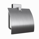 TOILET ROLL HOLDER WITH FLAP - JAQUAR FAUCETS - ( STAINLESS STEEL - ACC. KUBIX PRIME - 0x0 mm - 0inchX0inch )