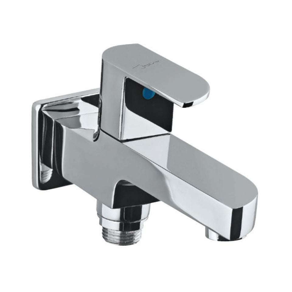 BIB COCK  2-WAY WITH FLANGE - JAQUAR FAUCETS -  ( CHROME - ALIVE - 0x15 mm - 0inchX0.5inch )