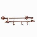 TOWEL  RACK - JAQUAR FAUCETS -  ( ANTIQUE COPPER - QUEENS ACC. - 0x600 mm - 0inchX24inch )