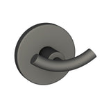 DOUBLE COAT HOOK - JAQUAR FAUCETS - (GRAPHITE - CONTINENTAL ACC. - 0x0 mm - 0inchX0inch)