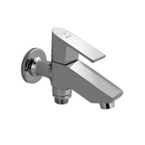 BIB COCK  2-WAY W/FLANGE - JAQUAR FAUCETS -  ( CHROME - LYRIC - 0x15 mm - 0inchX0.5inch )