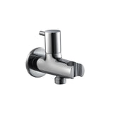 WALL OUTLET WITH HOSE ROUND - JAQUAR FAUCETS -  ( CHROME - ALLIED - 0x15 mm - 0inchX0.5inch )