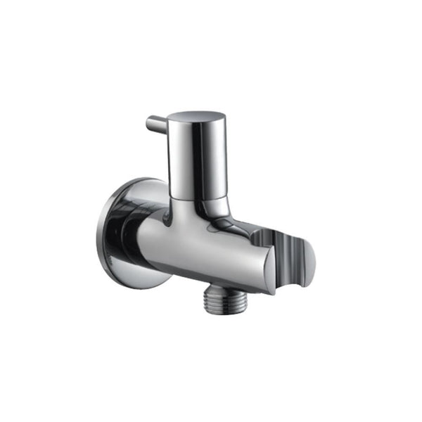 WALL OUTLET WITH HOSE ROUND - JAQUAR FAUCETS - ( CHROME - ALLIED - 0x15 mm - 0inchX0.5inch )