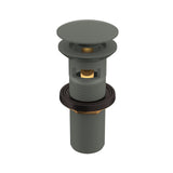 CLICK CLACK (POP-UP) WASTE H/T - JAQUAR FAUCETS -  ( GRAPHITE GREY - ALLIED - 0x125 mm - 0inchX5inch )