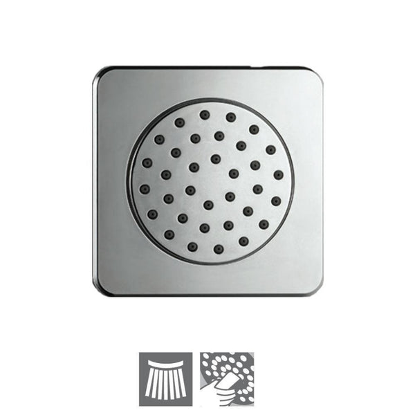 EXPOSED BODY SHOWER SQUARE - JAQUAR FAUCETS - ( CHROME - BODY SHOWER - 15x100 mm - 0.5inchX4inch )