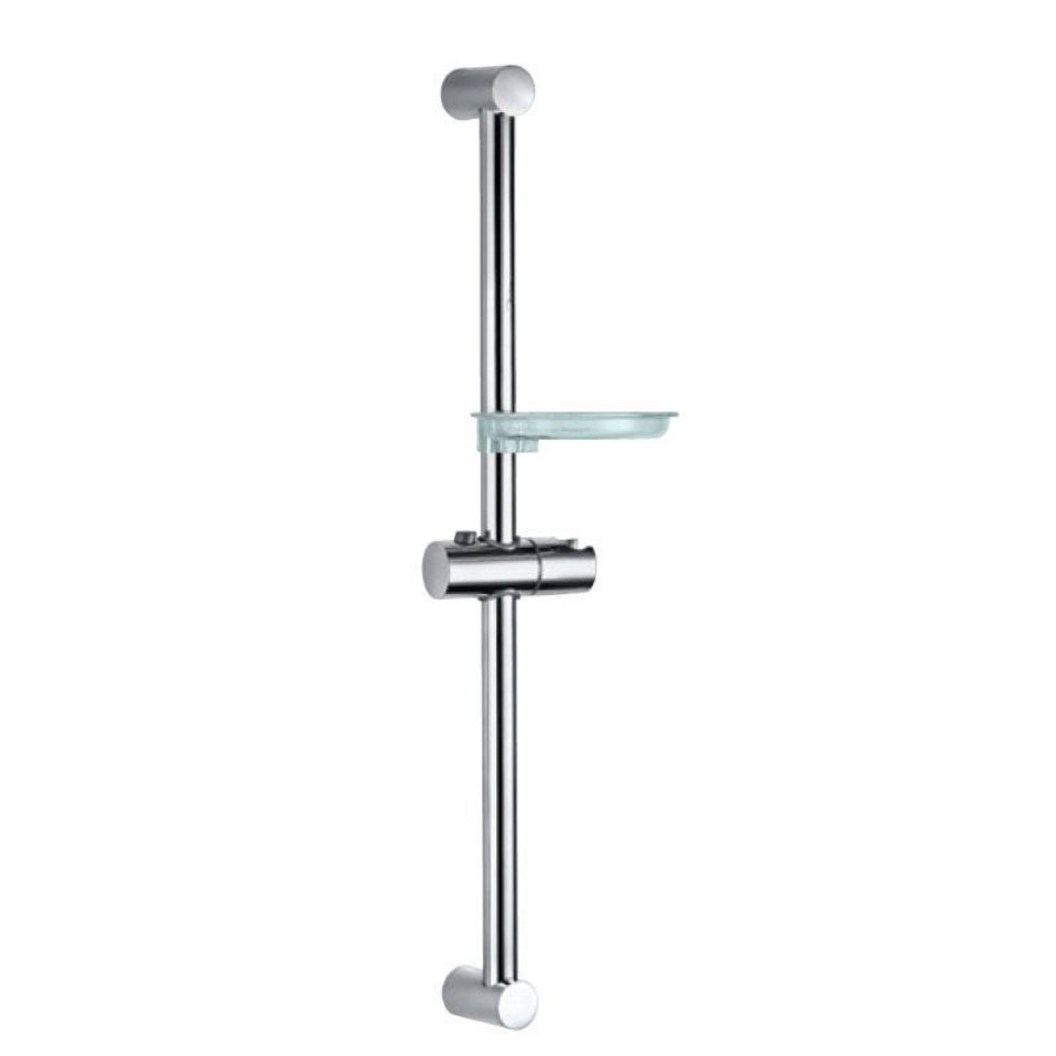 SLIDING RAIL WITH SOAP DISH - JAQUAR FAUCETS - ( CHROME - SHOWER ACC. - 0x0 mm - 0inchX0inch )