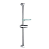 SLIDING RAIL WITH SOAP DISH - JAQUAR FAUCETS - ( CHROME - SHOWER ACC. - 0x0 mm - 0inchX0inch )