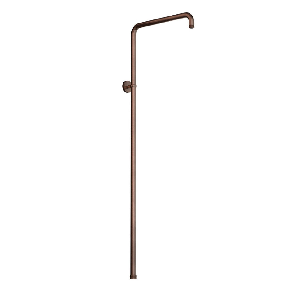 SHOWER PIPE W/HOOK - JAQUAR FAUCETS -  ( ANTIQUE COPPER - SHOWER ACC. - 0x15 mm - 0inchX0.5inch )