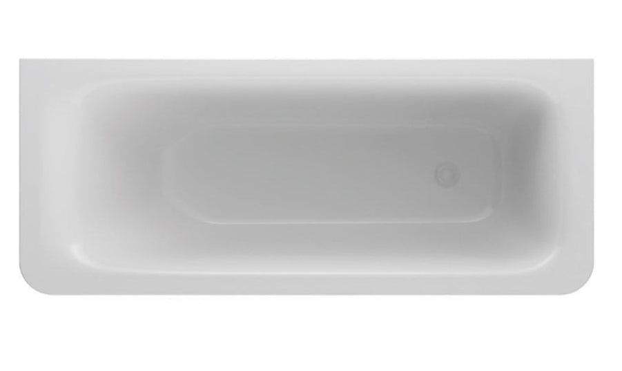 LAGUNA BUILT-IN BATHTUB W/POWDER COATED MS FRAME - JAQUAR WELLNESS -  ( WHITE - LAGUNA - 1800x700x450 mm - 72inchX28inchX18inch )